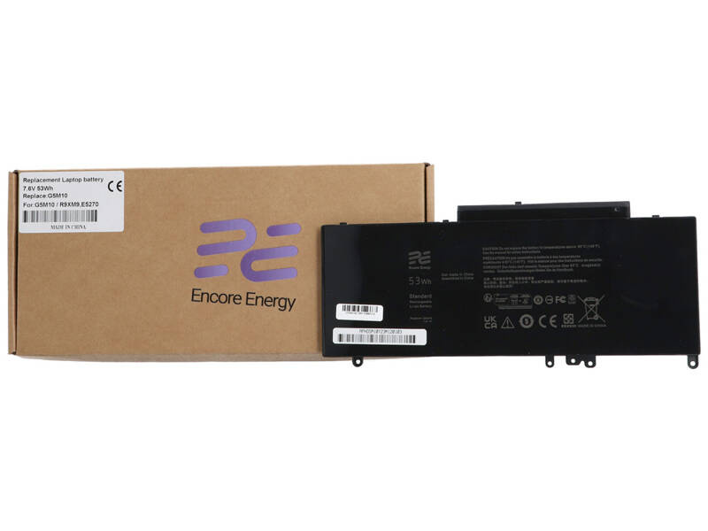 Nowa bateria Encore Energy do Dell Latitude E5450 53Wh 7.6V 6970mAh G5M10