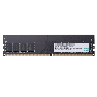 PAMIĘĆ RAM APACER 8GB DDR4 2400MHz CL17 BOX